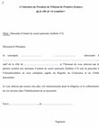 Demande d'extrait de casier judiciaire